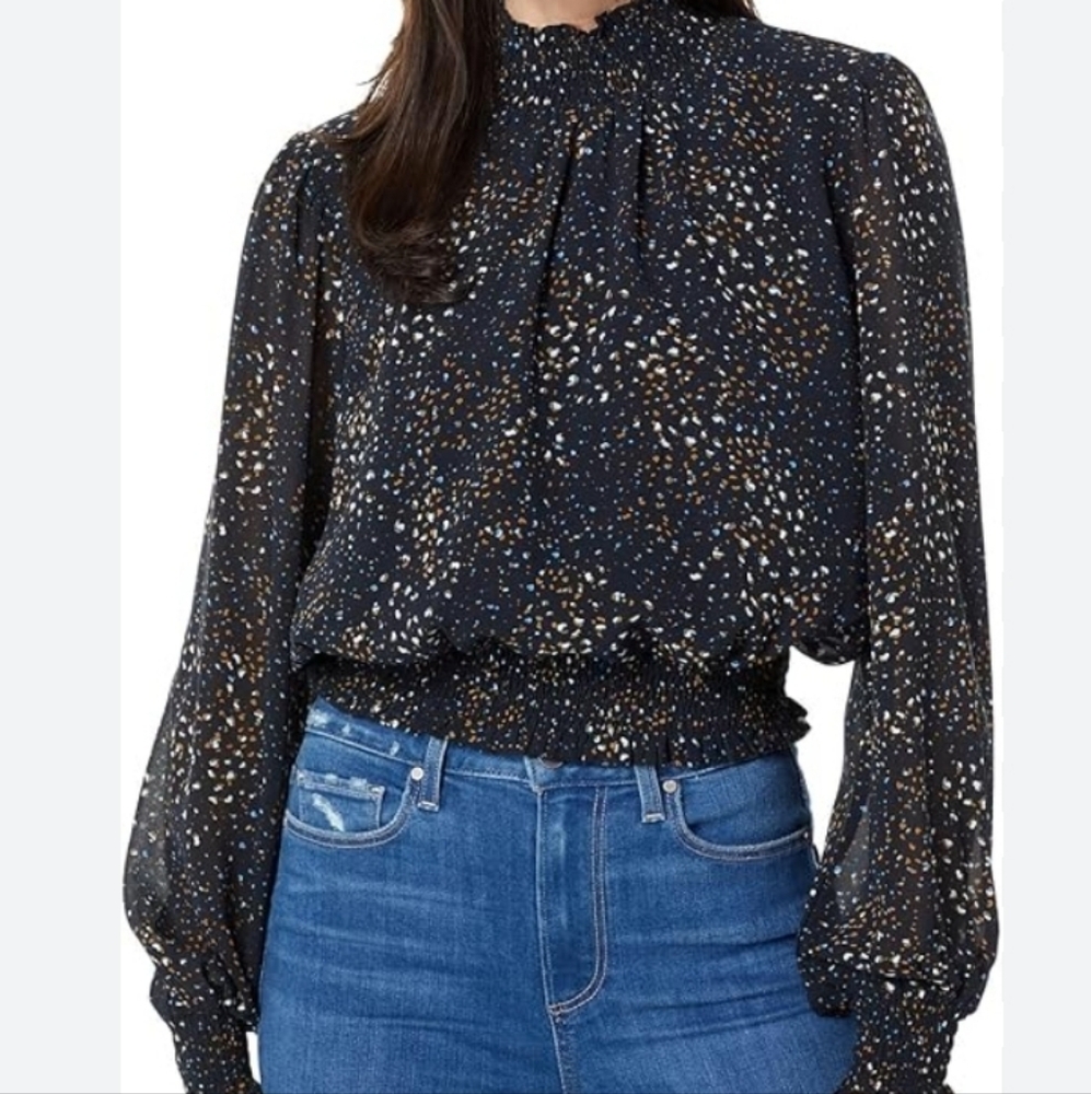 Lost & Wander crop long sleeve blouse